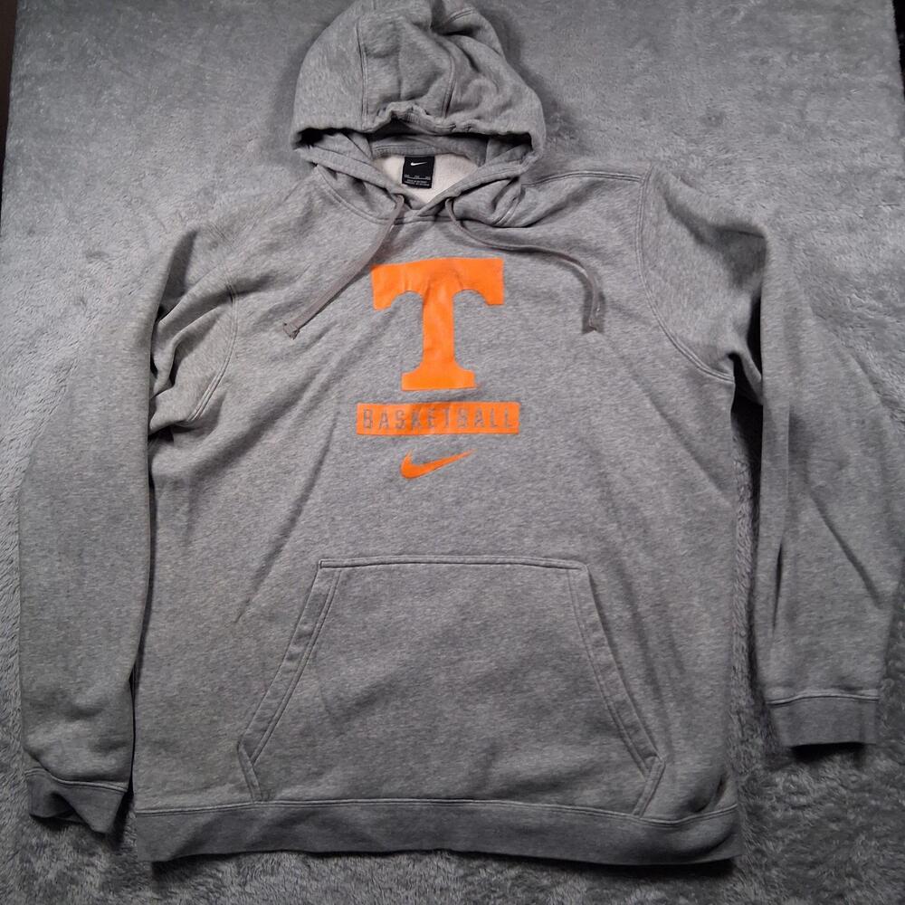 Tennessee Volunteers Sweatshirt Mens 2XL Gray NCAA Basketball Nike Pullover Vols